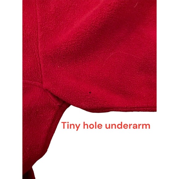 Vintage J.Crew Oarsman Quarter Zip Fleece Mens Small Long Sleeve Red 1/4 Zip - Picture 10 of 10